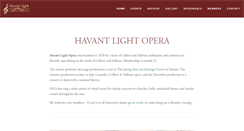 Desktop Screenshot of havantlightopera.co.uk