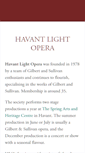 Mobile Screenshot of havantlightopera.co.uk
