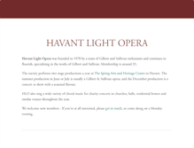 Tablet Screenshot of havantlightopera.co.uk